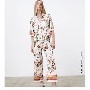 Zara printed top